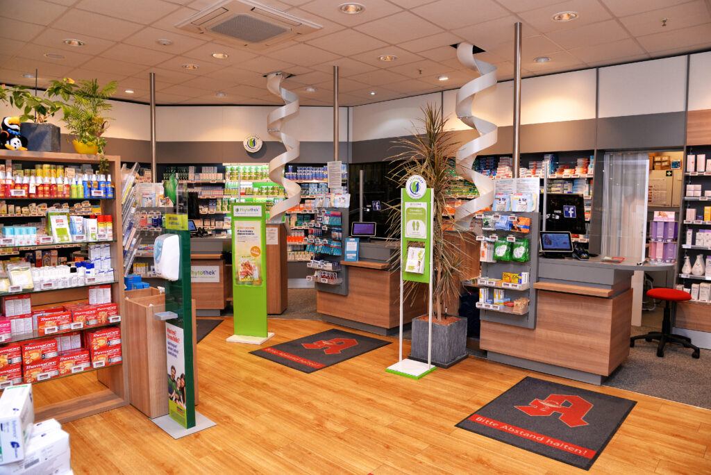 Filiale der Die Apotheke am Burjauer von Innen